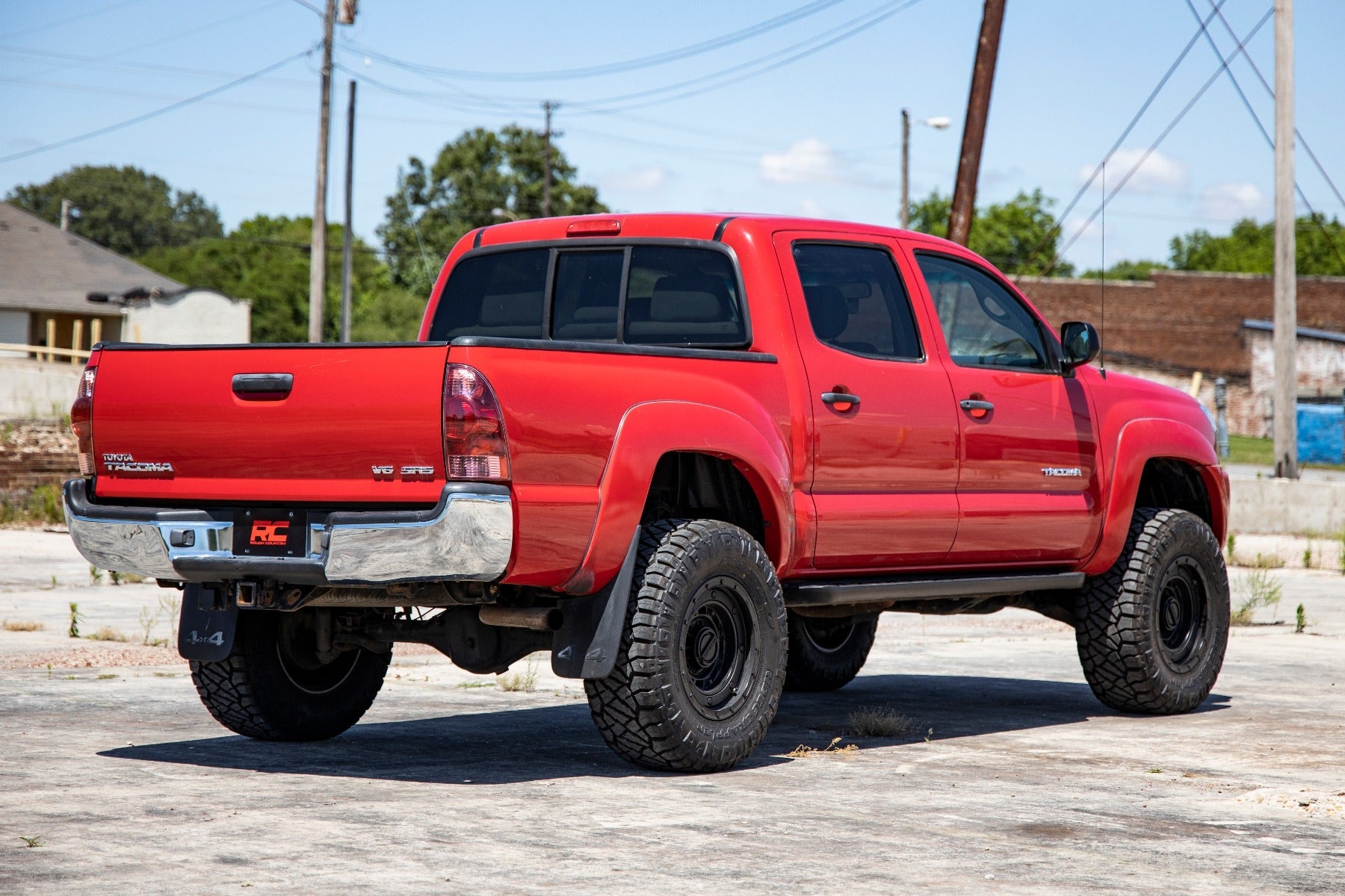 Rough Country 74250 Bolt On 3.5" Suspension Lift Kit for 2005-2023 Toyota Tacoma + Vertex Coilovers