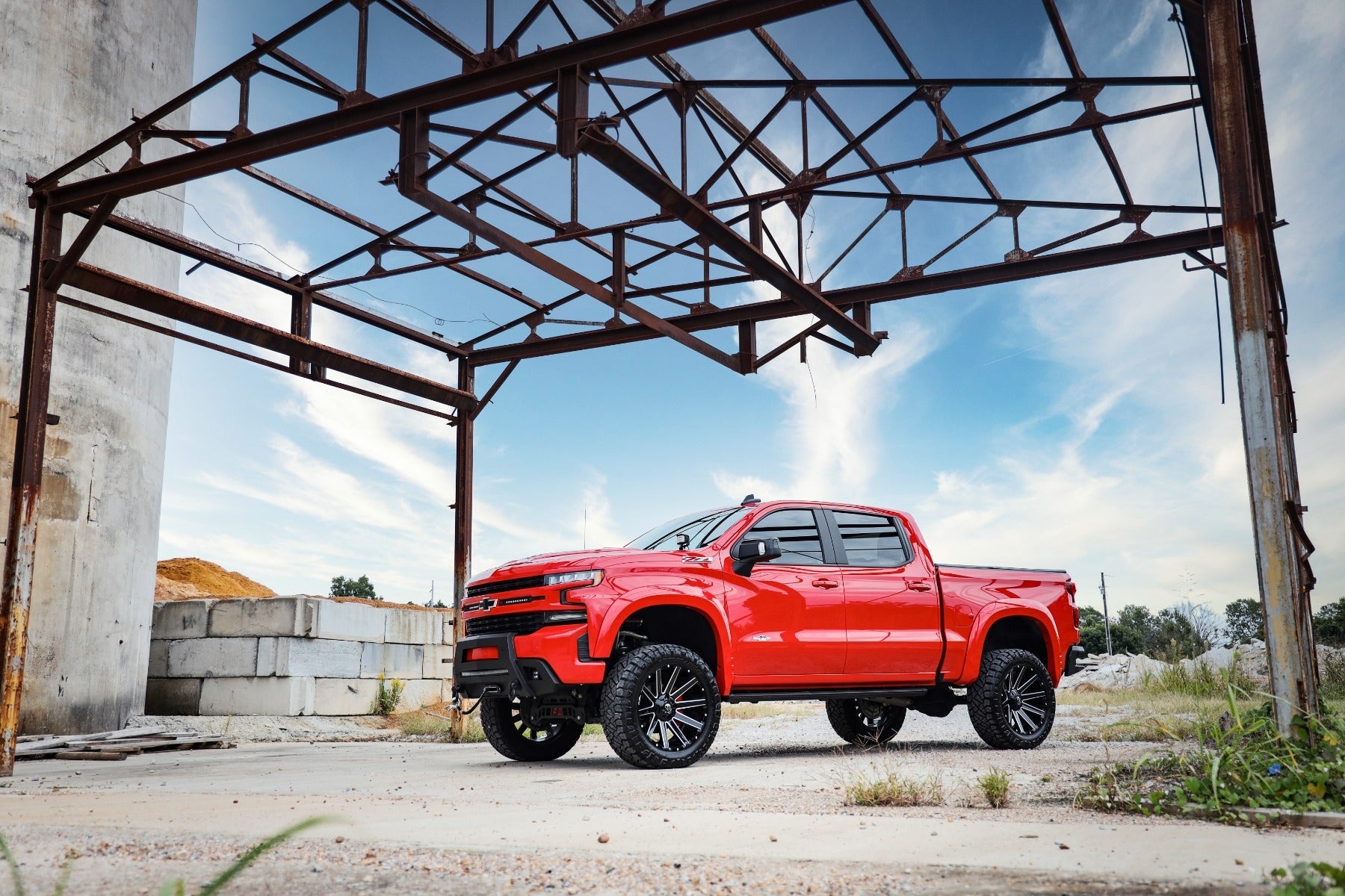 Rough Country 10805 Hidden Winch Bumper for 2019-2022 Chevy Silverado 1500 2WD / 4 WD