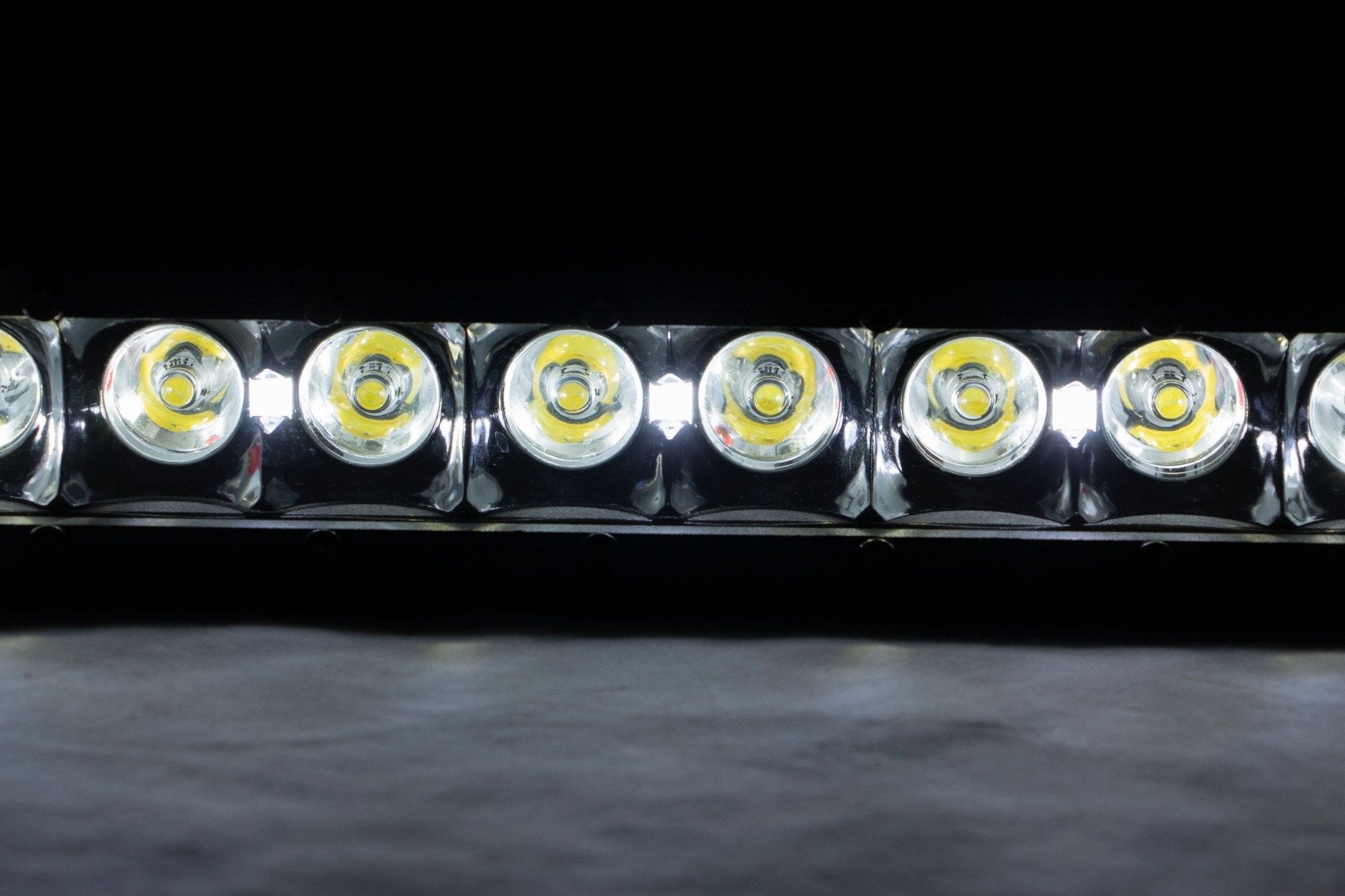 30 Inch Black Series LED Light Bar | Curved | Single Row | Cool White DRL