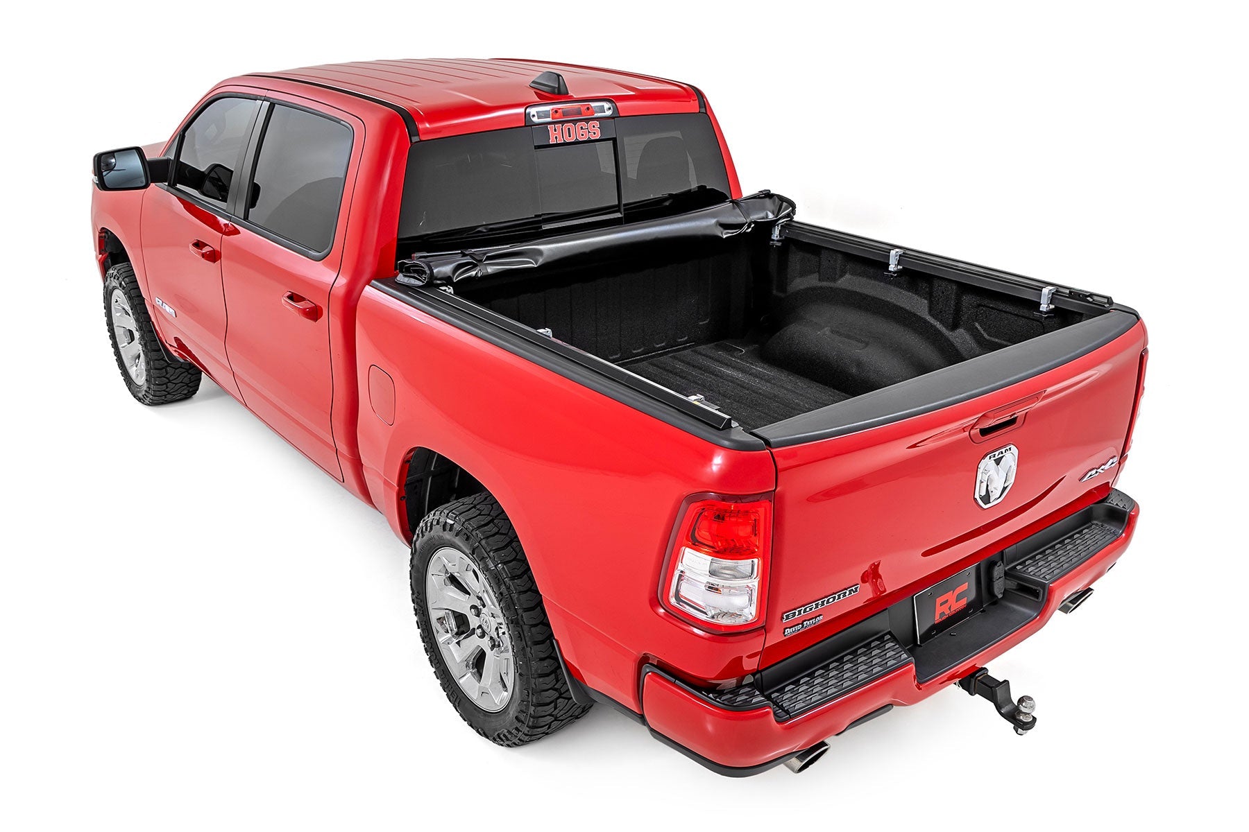 Rough Country 42320550 Soft Roll Up Tonneau Cover for 2019-2024 Ram 1500 (5' 7" Bed)