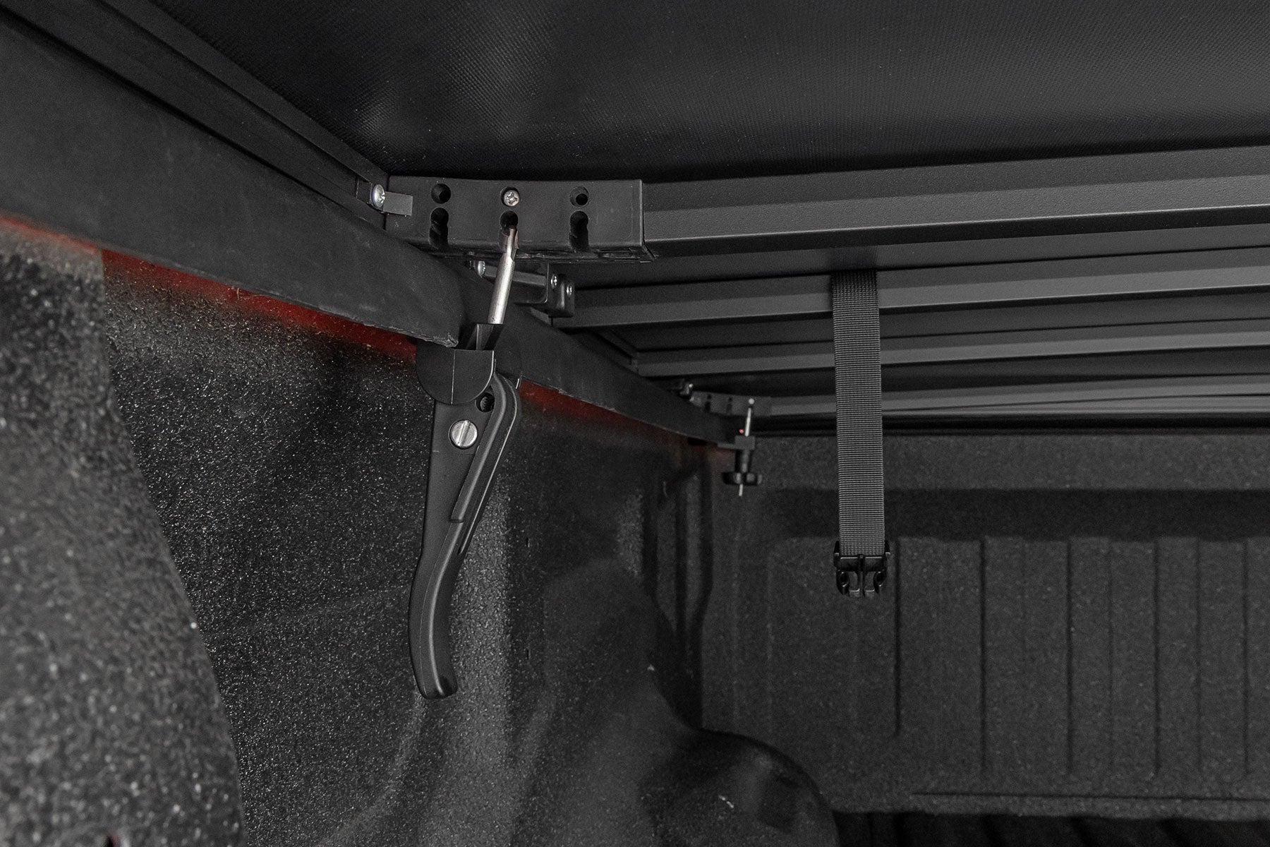 Rough Country 41307550 Tri-Fold Soft Tonneau Cover for 2019-2023 RAM 1500 & TRX (5'7" Bed)