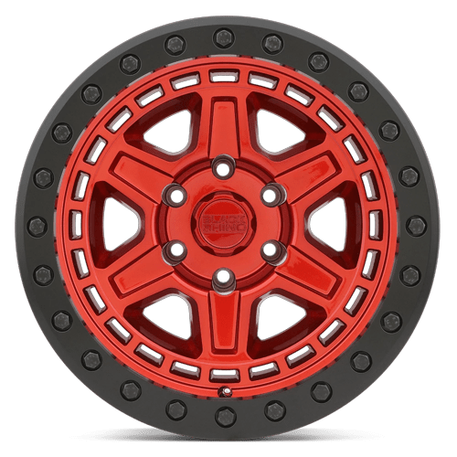 BR RENO 17X9 5X114 -18 71 CNDY RED BLK