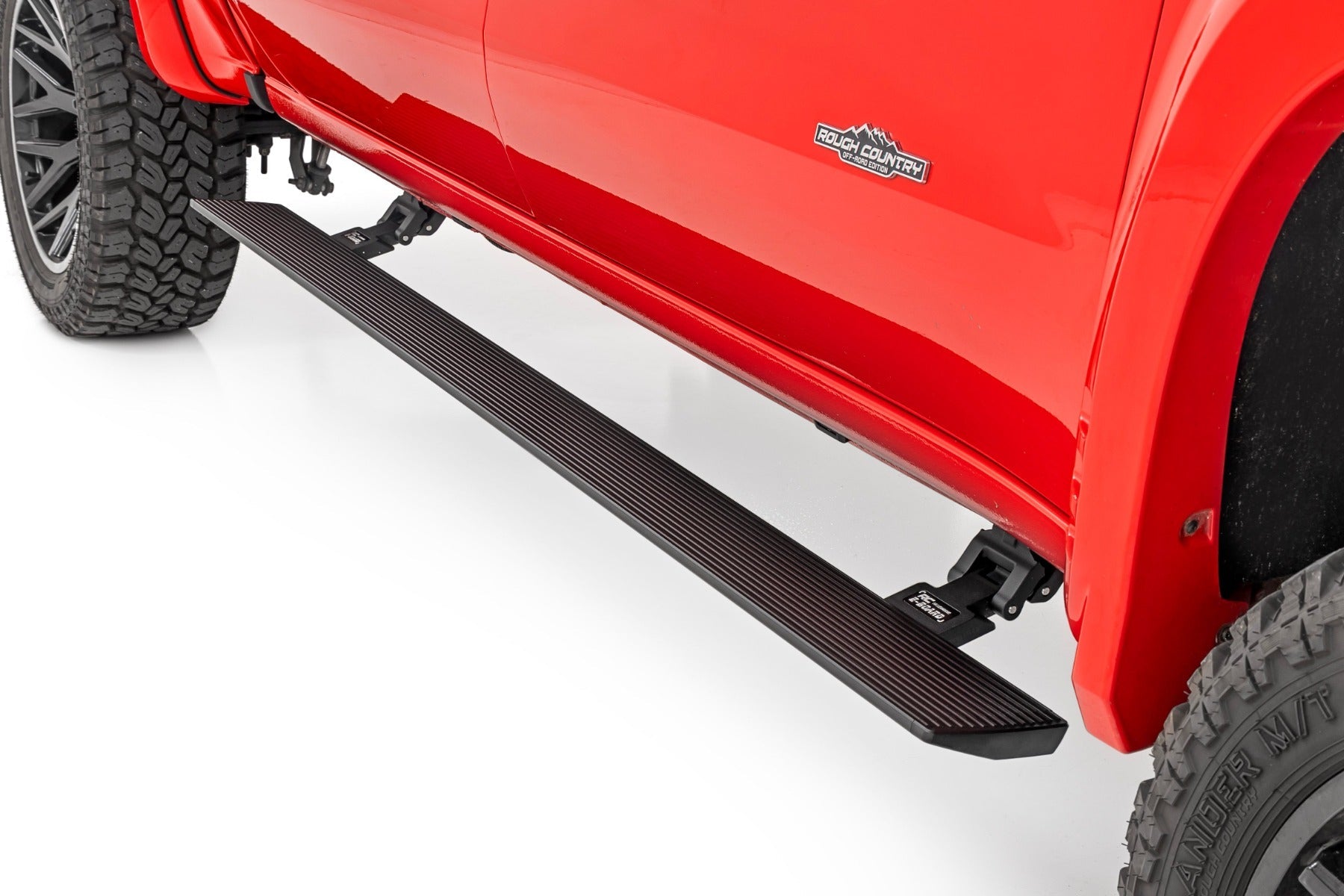 Rough Country PSR51920 Lighted Power Running Boards for 19-24 Silverado Sierra 1500 2500 HD 3500 HD (No Drill)