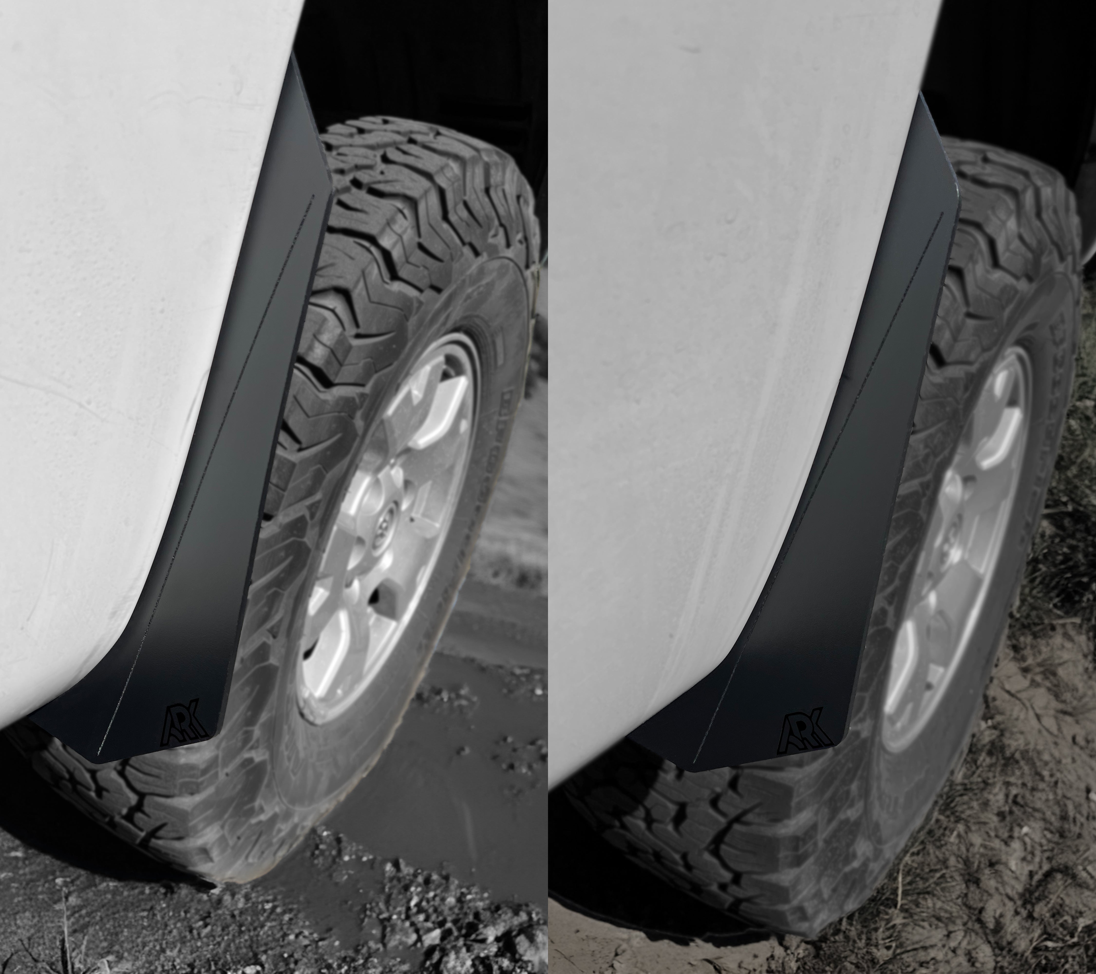 Ark Splash Guards 2020+ Toyota Highlander TriXPoly Micros Flares