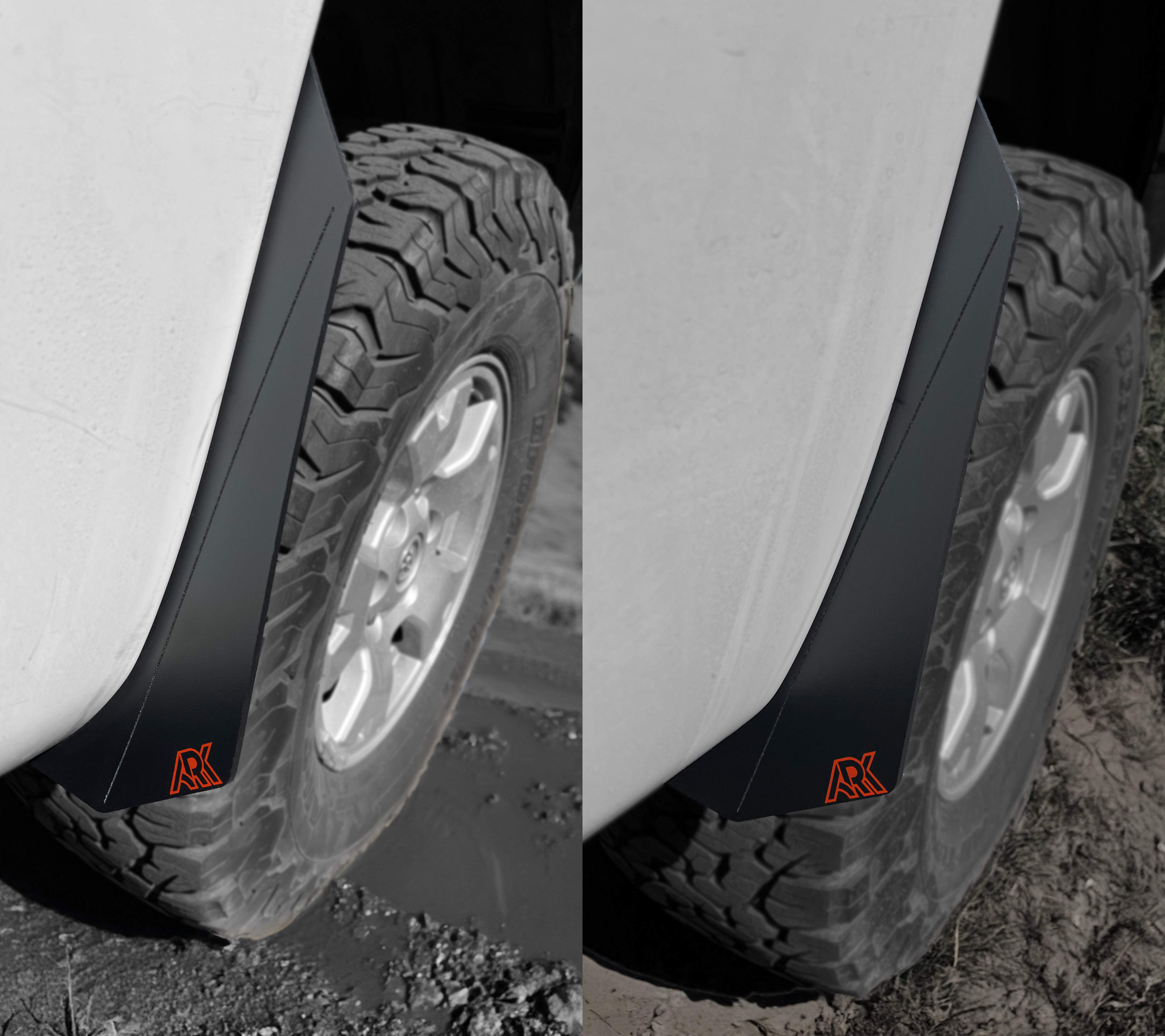 Ark Splash Guards 2020+ Toyota Highlander TriXPoly Micros Flares