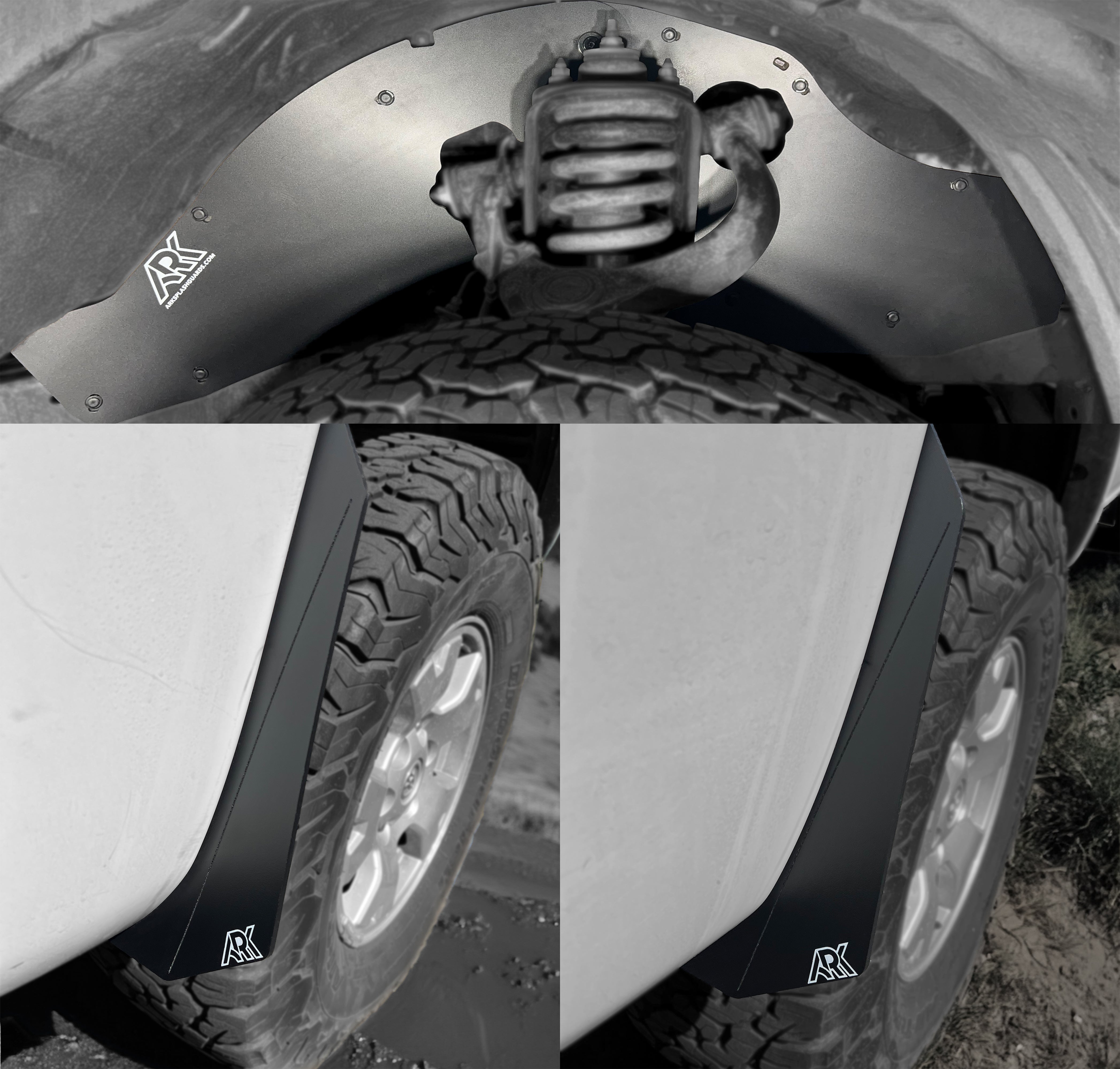 Ark Splash Guards 2020+ Toyota Highlander TriXPoly Micros Flares