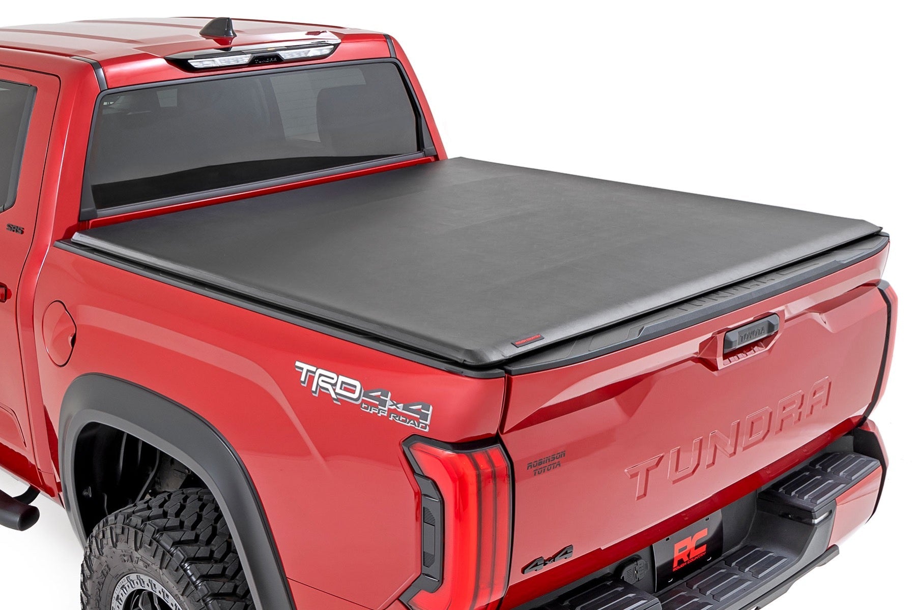 Rough Country 42619550 Soft Roll Up Tonneau Cover for 2022-2024 Toyota Tundra (5' 7" Bed)