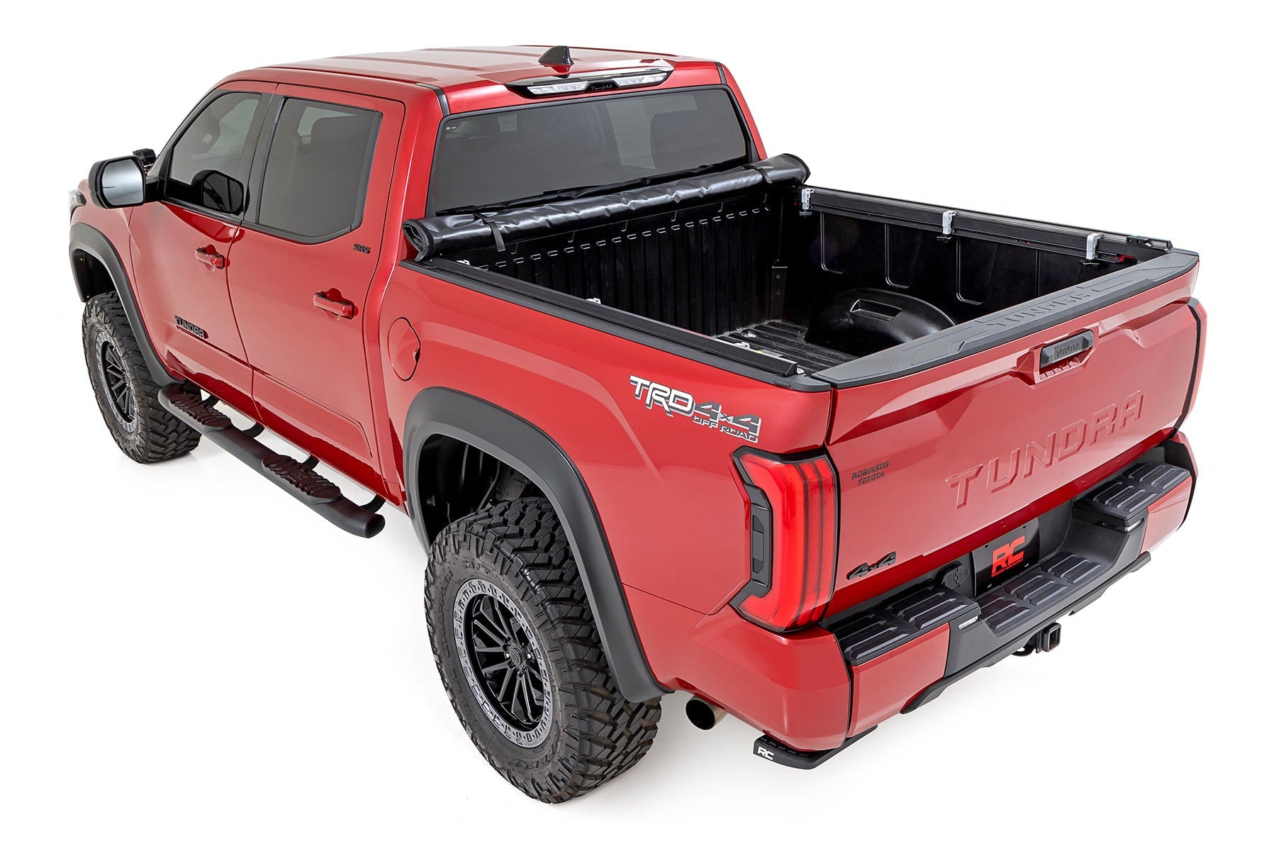Rough Country 42619550 Soft Roll Up Tonneau Cover for 2022-2024 Toyota Tundra (5' 7" Bed)
