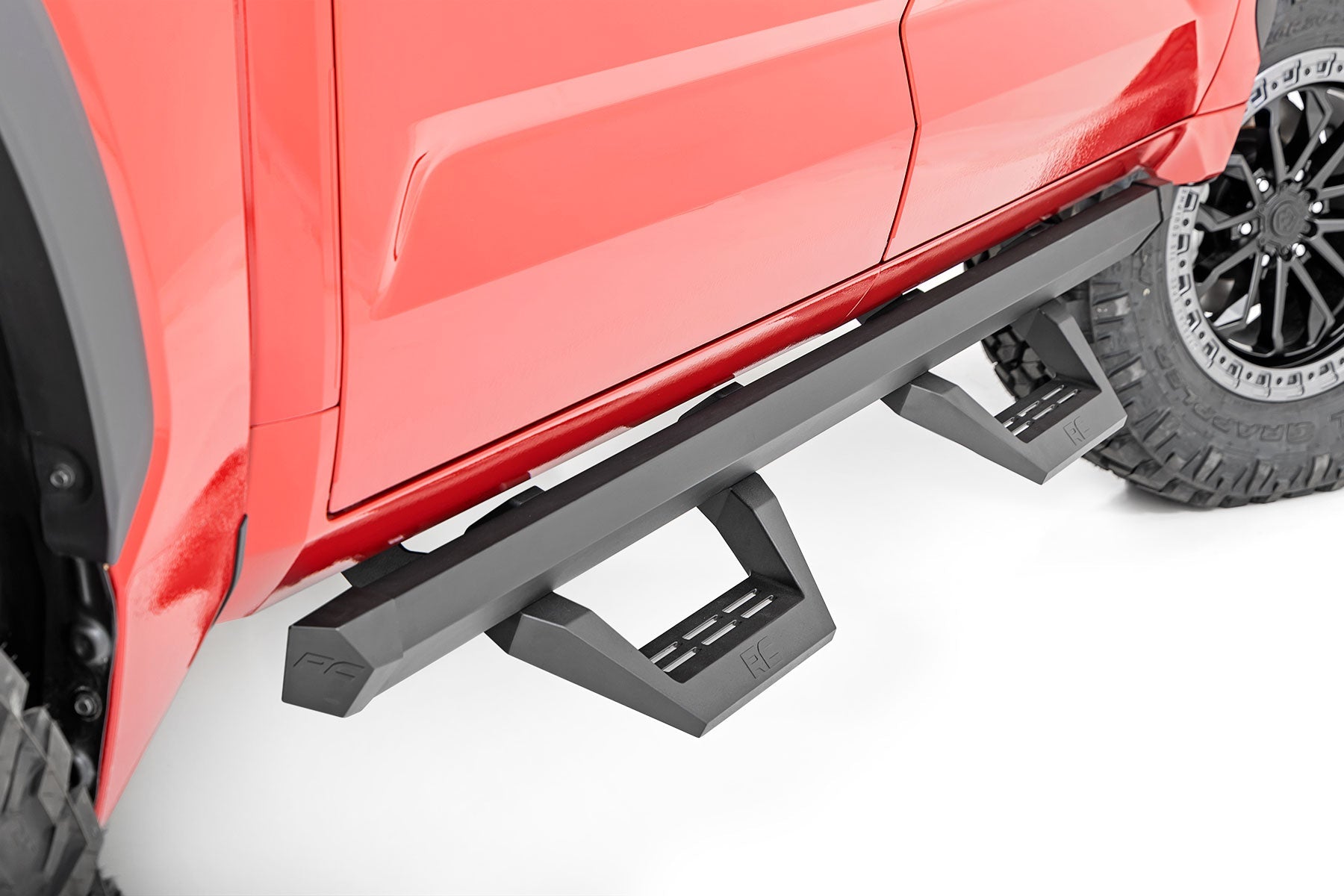 Rough Country Bolt on SRX2 Aluminum Side Nerf Steps for 2022-2025 Toyota Tundra