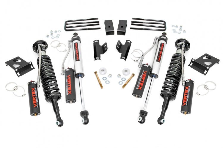 Rough Country 74550 Bolt On 3" Suspension Lift Kit for 2005-2023 Toyota Tacoma + Vertex Coilovers