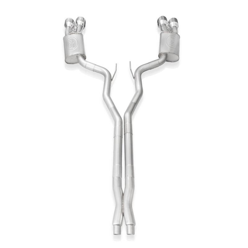 Stainless Works 2020 Ford GT500 Legend Catback X-Pipe Exhaust Factory Connect - Polished Tips-Stainless Works-797 Offroad