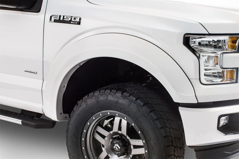 Bushwacker 15-17 Ford F-150 Styleside Extend-A-Fender Style Flares 4pc 67.1/78.9/97.6in Bed - Black