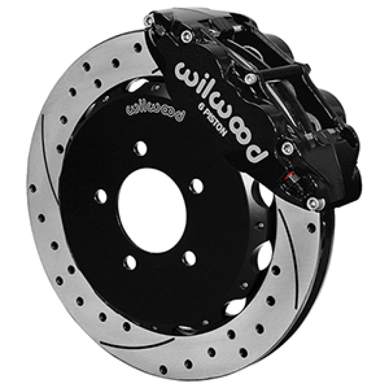 Wilwood 2013+ Honda Civic57mm Forged Narrow Superlite 6R Big Brake Front Brake Kit - Drilled Rotors