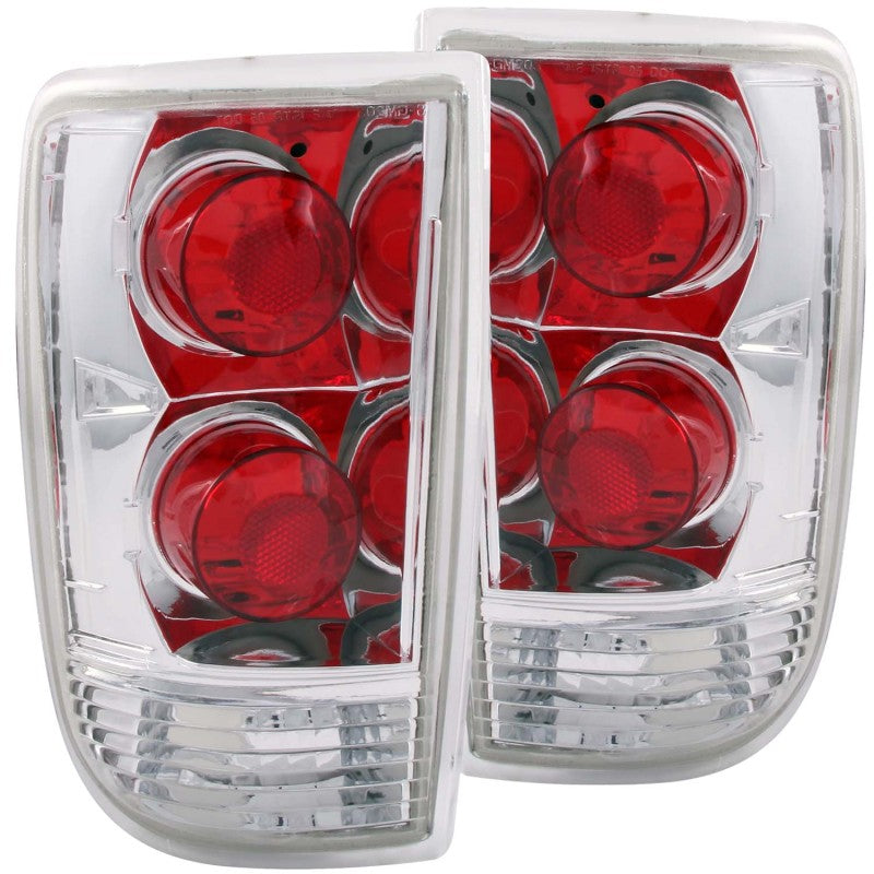 ANZO 1995-2005 Chevrolet Blazer Taillights Chrome