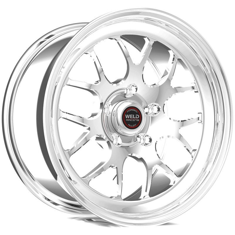 Weld S77 18x5 / 5x4.5 BP / 3.2in. BS Polished Wheel (Medium Pad) - Non-Beadlock