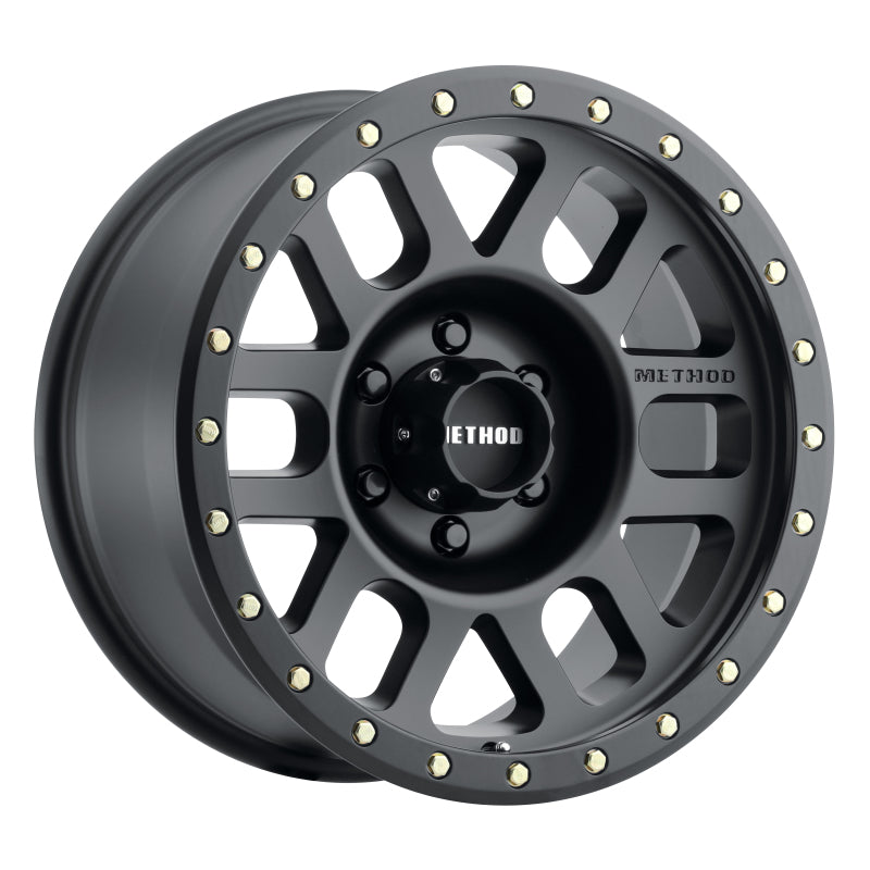 Method MR309 Grid 18x9 +18mm Offset 6x5.5 108mm CB Matte Black Wheel