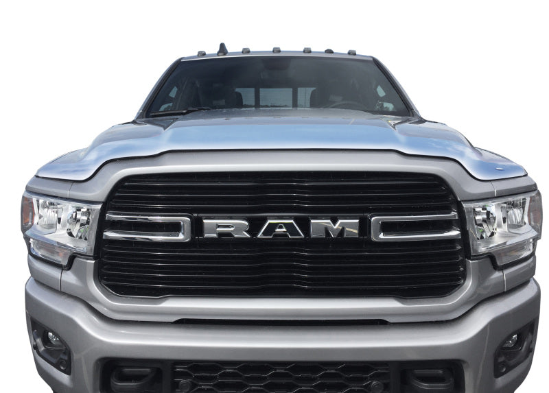 AVS 19-21 RAM 2500/3500 Aeroskin Hood Shield - Chrome