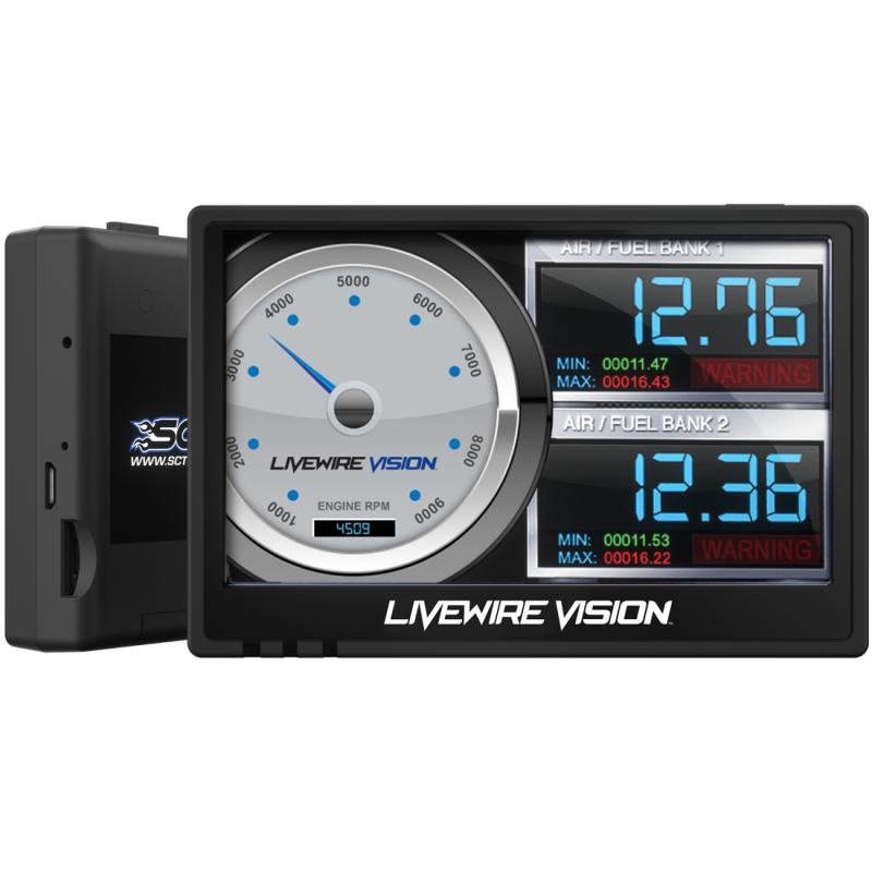 SCT Performance Livewire Vision Performance Monitor (for 1996+ Ford Vehicles)