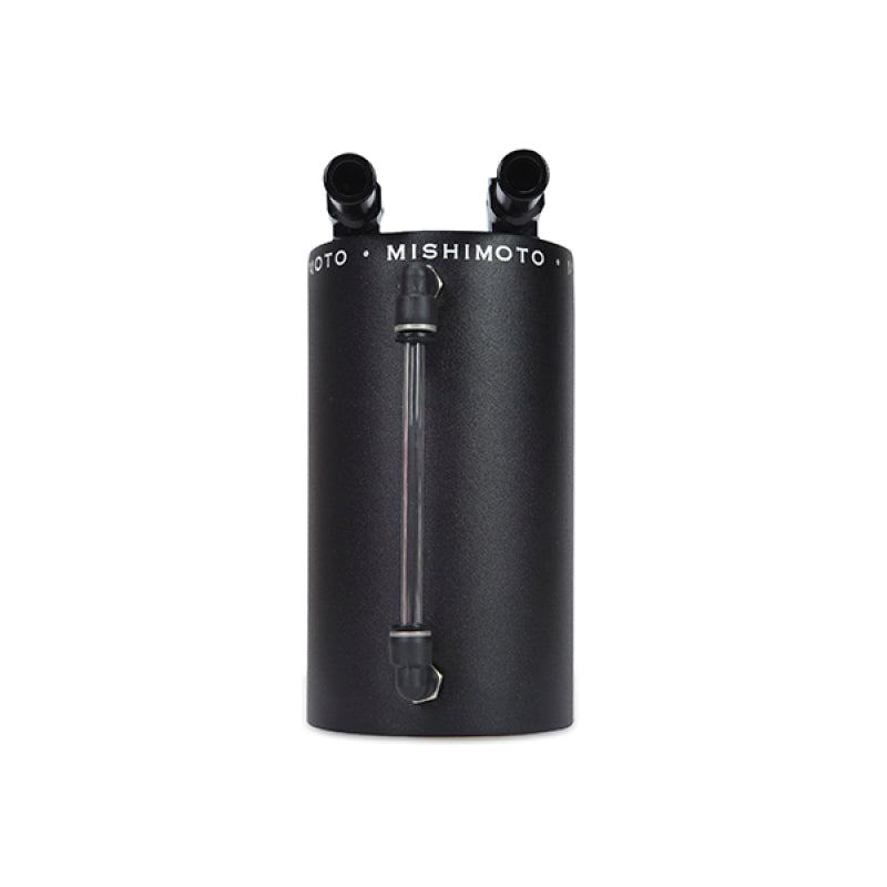 Mishimoto Large Aluminum Oil Catch Can - Wrinkle Black