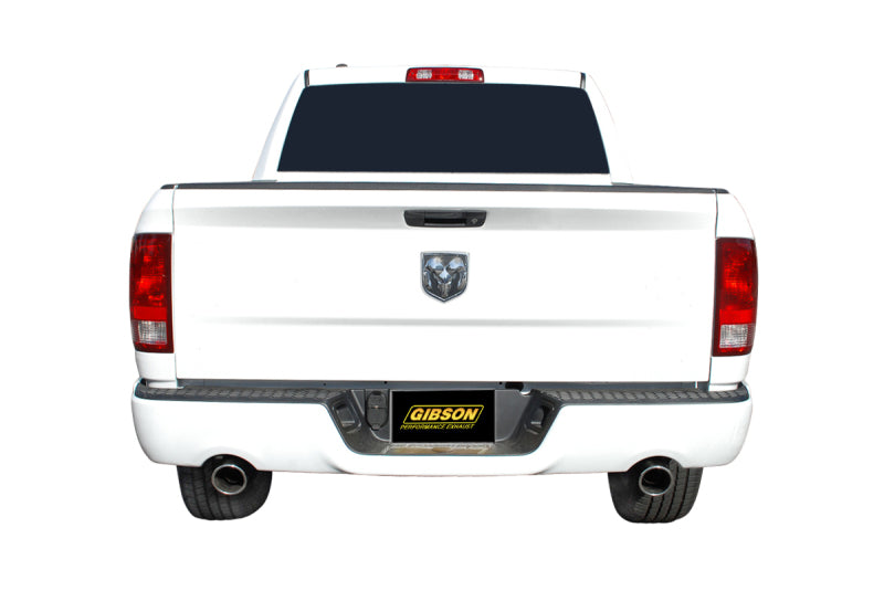 Gibson 09-10 Dodge Ram 1500 SLT 4.7L 2.25in Cat-Back Dual Split Exhaust - Aluminized