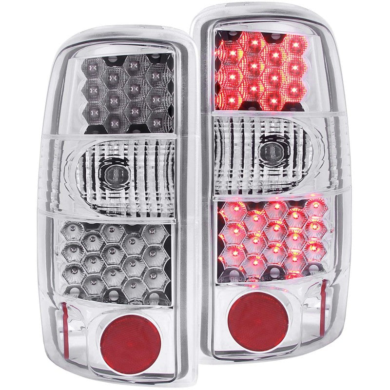 ANZO 2000-2006 Chevrolet Suburban LED Taillights Chrome