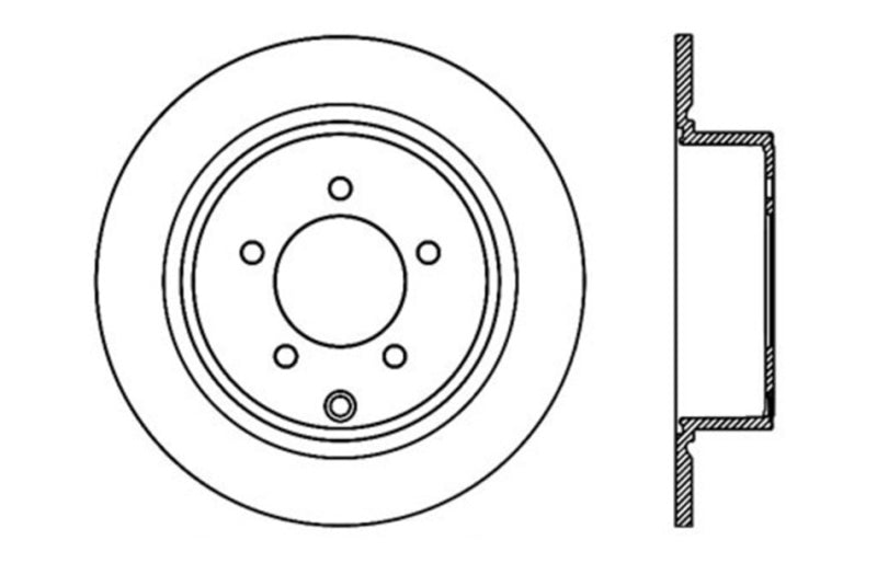 StopTech Slotted & Drilled Sport Brake Rotor