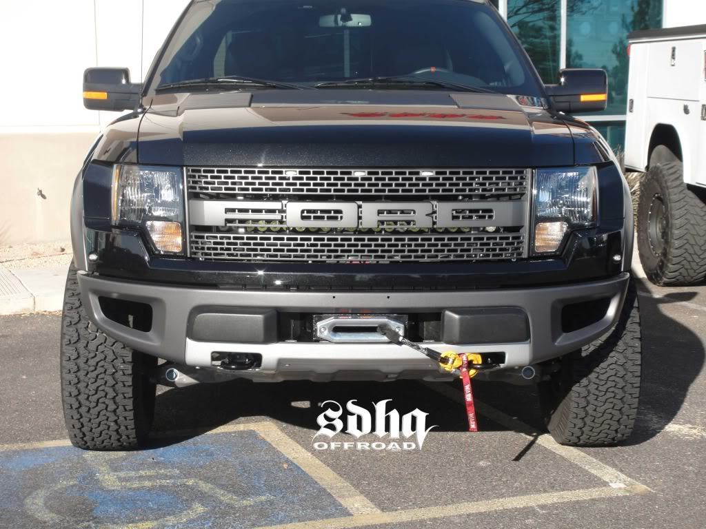 '10-14 Ford Raptor SDHQ Built Winch Mount