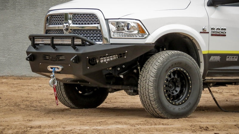 Addictive Desert Designs 10-18 Dodge RAM 2500 HoneyBadger Front Bumper w/ Winch Mount