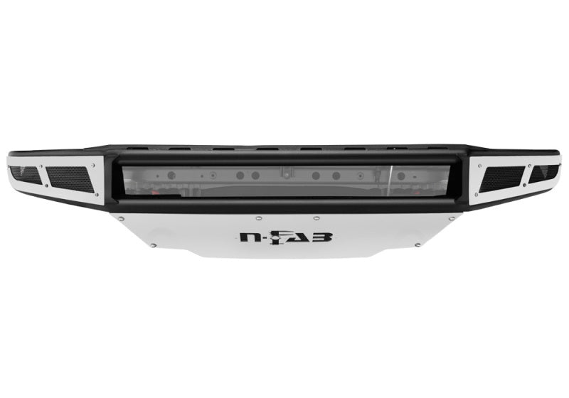 N-Fab M-RDS Front Bumper 2017 Ford F250/F350 Super Duty - Tex. Black w/Silver Skid Plate