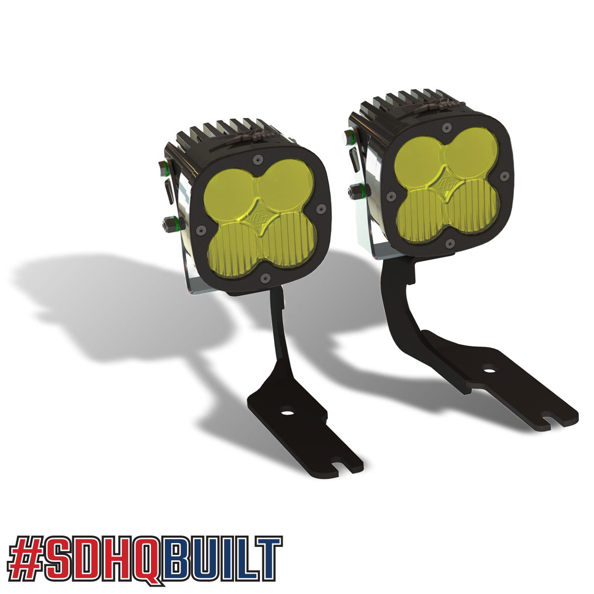 '07.5-14 Chevy/GMC 2500/3500 SDHQ Built A-Pillar Light Mounts