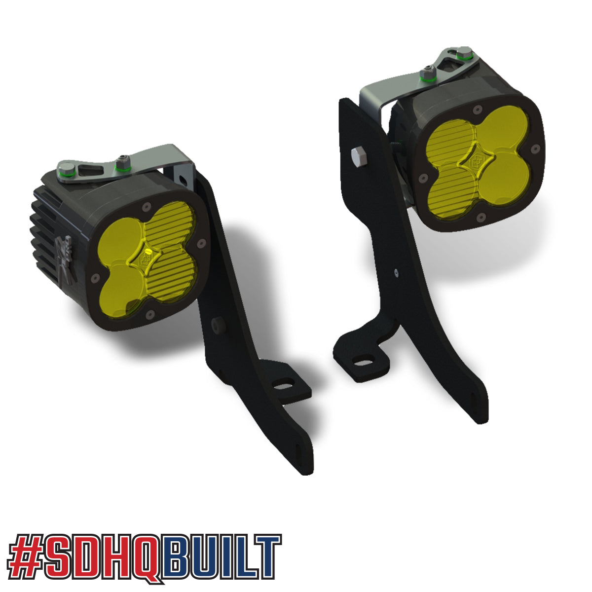 '11-16 Ford Super Duty SDHQ Built A-Pillar Light Mounts