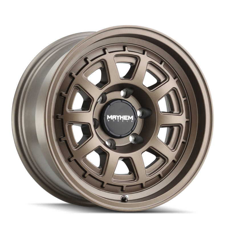 Mayhem 8303 Voyager 17x8.5 / 8x165.1 BP / 0mm Offset / 125.2mm Hub Dark Bronze Wheel