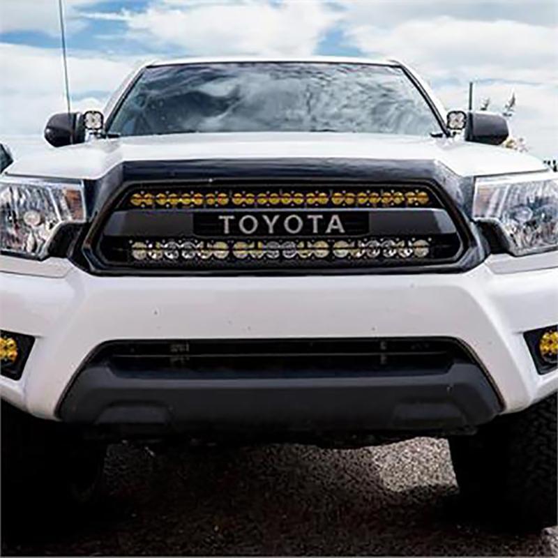 '12-15 Toyota Tacoma SDHQ Built Behind the Grille LED Light bar Mount