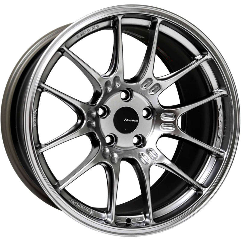 Enkei GTC02 18x9 5x114.3 30mm Offset 75mm Bore Hyper Silver Wheel