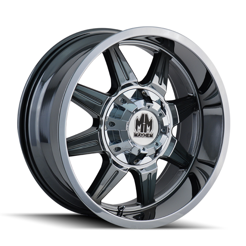 Mayhem 8100 Monstir 22x10 / 6x135 BP / -19mm Offset / 106mm Hub Chrome Wheel