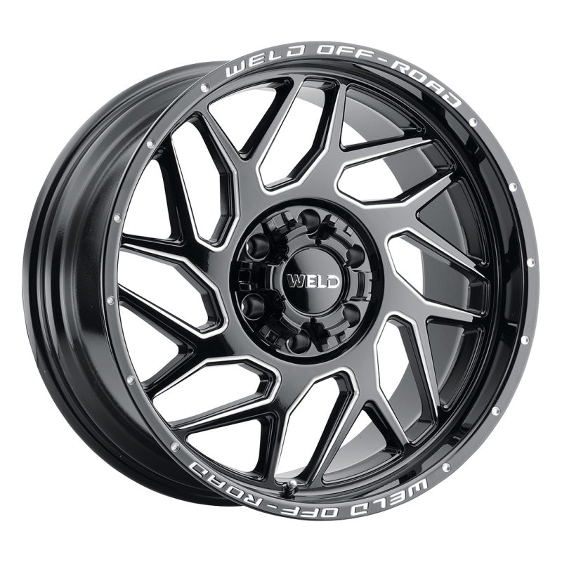 Weld Off-Road W117 20X10 Fulcrum 5X127 5X139.7 ET-18 BS4.75 Gloss Black MIL 87.1