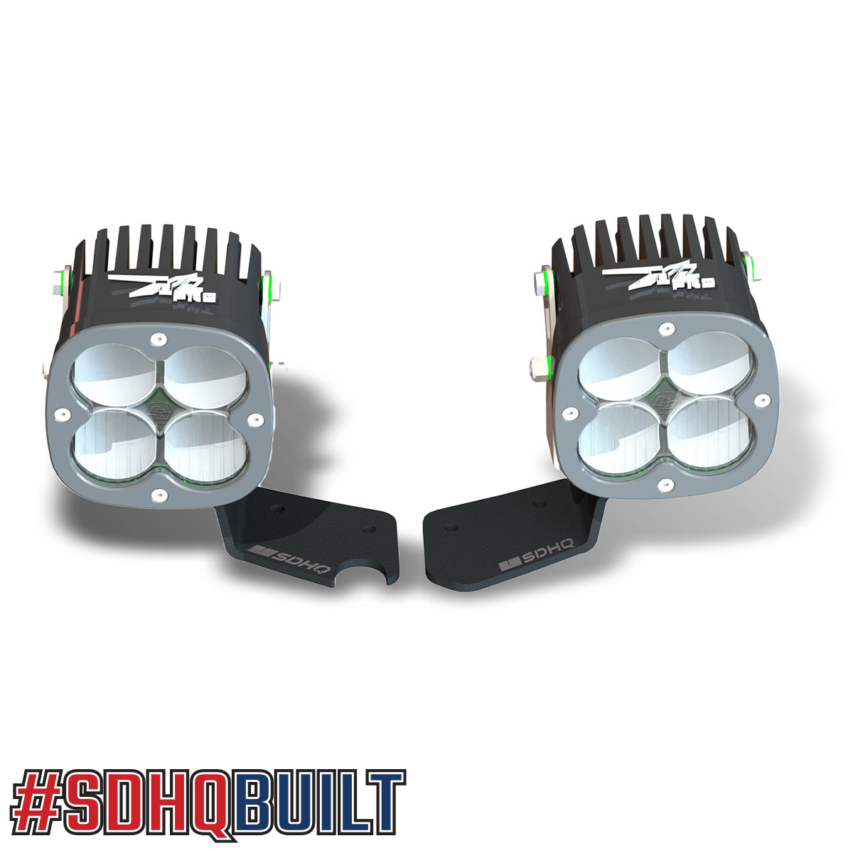 '21-23 Ford Bronco/Bronco Raptor SDHQ Built A-Pillar Light Mounts