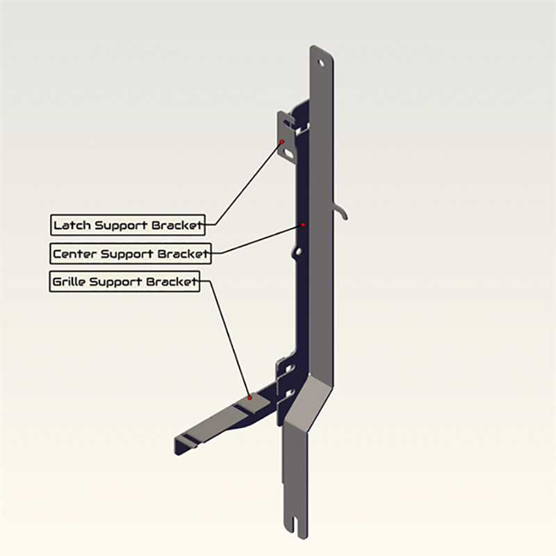 '14-21 Toyota Tundra SDHQ Built Behind the Grille Light Bar Center Support Mount