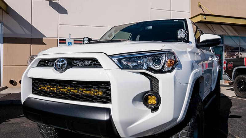 '14-Current Toyota 4Runner SDHQ Built 20" Behind The Grille Top LED Light Bar Mount