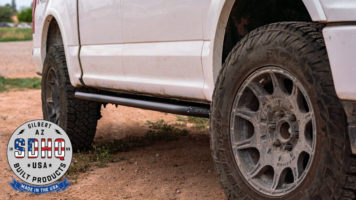 '15-Current Ford F150 Super Crew SDHQ Built Weld-On Rock Sliders