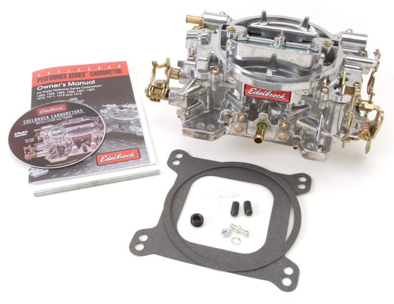 Edelbrock Carburetor Performer Series 4-Barrel 750 CFM Manual Choke Satin Finish