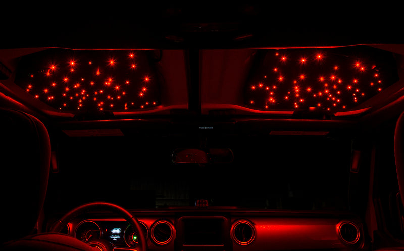 Oracle StarLINER Fiber Optic Hardtop Headliner for Wrangler JL/Gladiator JT - ColorSHIFT-ORACLE Lighting-797 Offroad