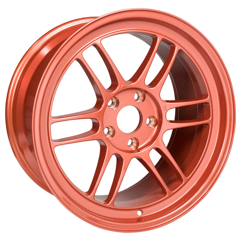 Enkei RPF1 18x9.5 5x114.3 38mm Offset 73mm Center Bore Orange Wheel