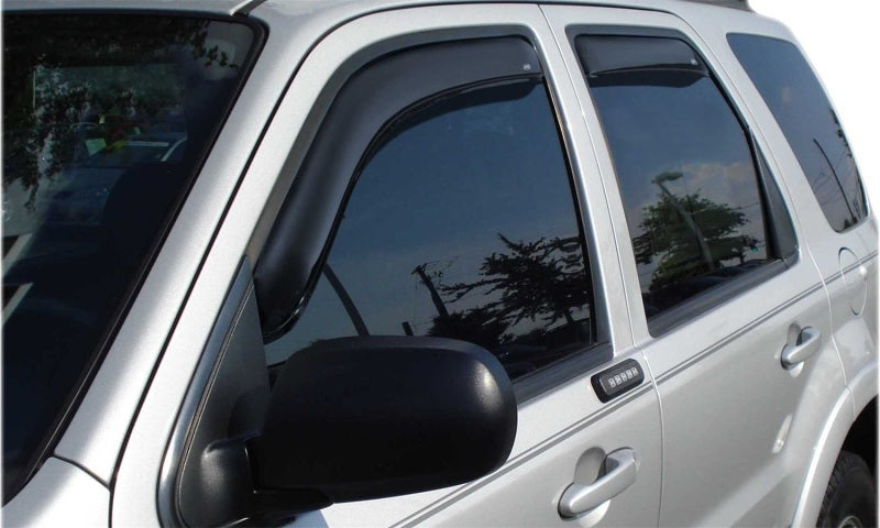 AVS 09-18 Dodge RAM 1500 Crew Cab Ventvisor In-Channel Front & Rear Window Deflectors 4pc - Smoke