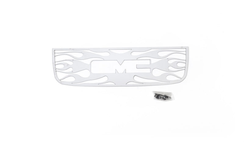 Putco 02-08 GMC Envoy w/ Logo CutOut Flaming Inferno Stainless Steel Grille