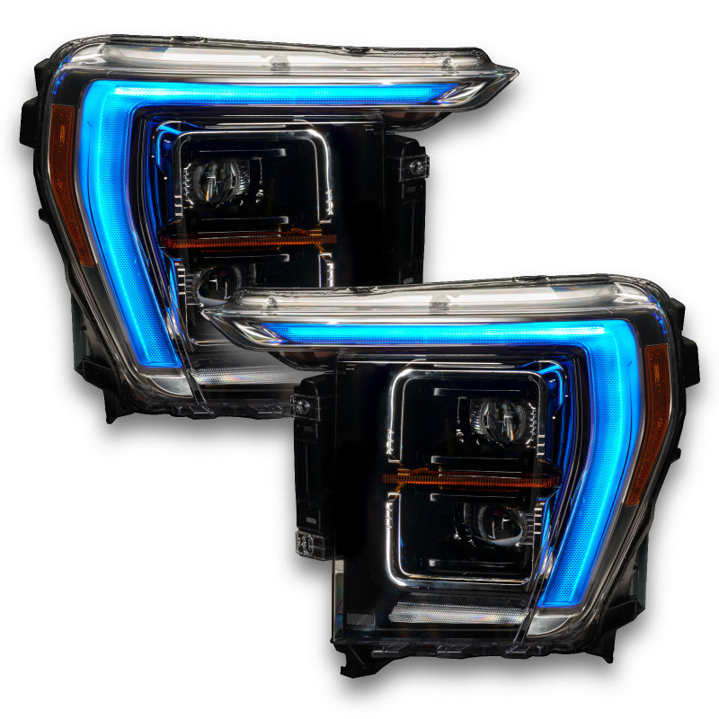 Oracle 21-22 Ford F-150 ColorSHIFT RGB+W Headlight DRL Upgrade Kit w/ 2.0 Controller