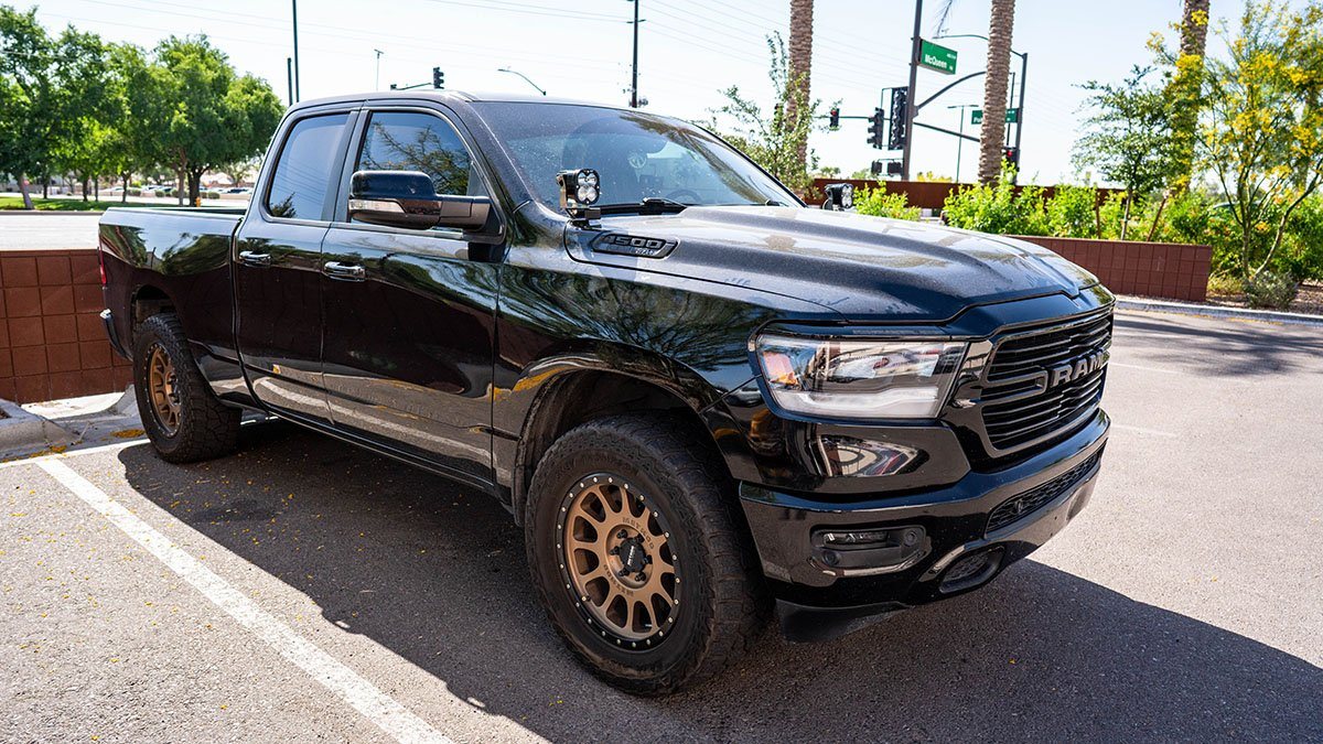 '19-23 Ram 1500 SDHQ Built A-Pillar Light Mounts