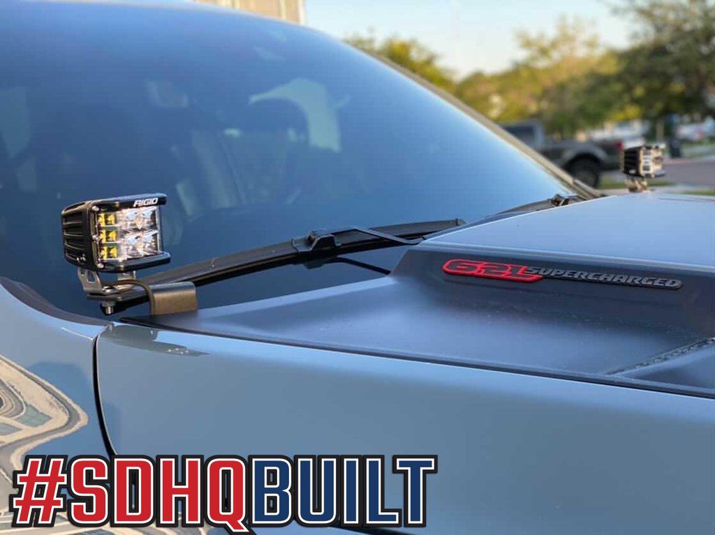 '21-23 Ram 1500 TRX SDHQ Built A-Pillar Light Mounts