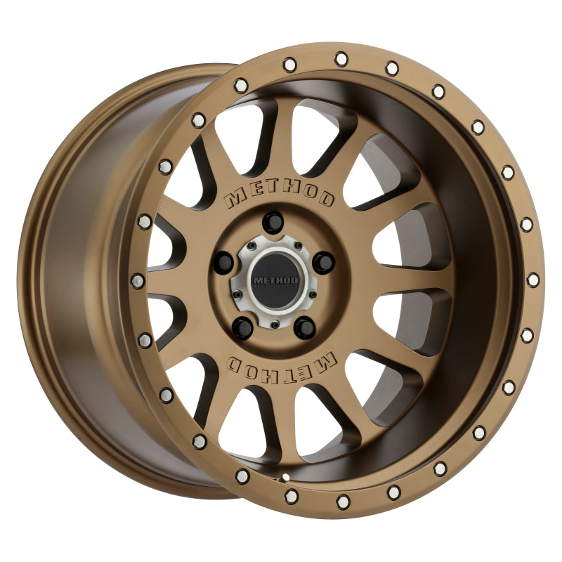 Method MR605 NV 20x10 -24mm Offset 5x5.5 108mm CB Method Bronze Wheel