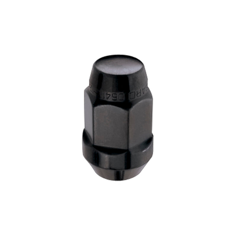 McGard Hex Lug Nut (Cone Seat Bulge Style) 1/2-20 / 3/4 Hex / 1.45in. Length (Box of 144) - Black